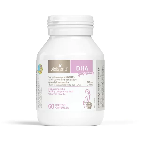 Bio Island DHA For Pregnancy (60 Capsules)